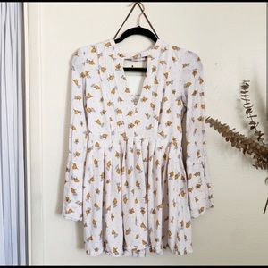 Free People Tunic Blouse with pockets!